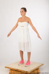 Whole Body Woman Underwear Shoes Dress Studio photo references